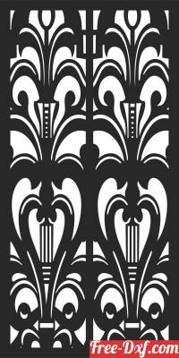 download PATTERN decorative Door  SCREEN free ready for cut