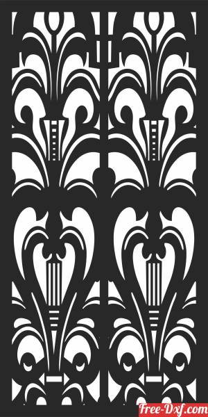 download PATTERN decorative Door  SCREEN free ready for cut