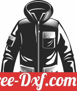 snow jacket silhouette