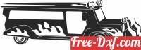 download Jeepney bus truck free ready for cut