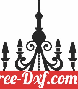 decorative Chandelier clipart