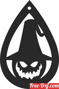download Halloween pampking ornament Silhouette free ready for cut