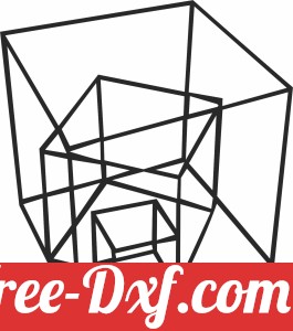 Geometric Polygon cube