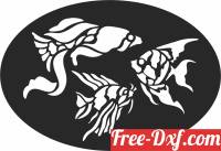 download fish wall decor free ready for cut