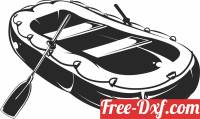 download Raft Boat clipart free ready for cut