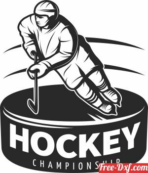 download Hockey championship logo free ready for cut