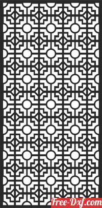 download Decorative  Door Pattern free ready for cut