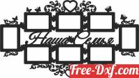download love pictures holder wall decor free ready for cut