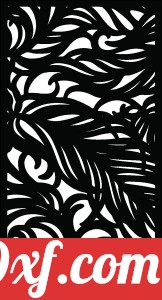 decorative panel wall separator door pattern