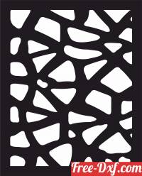 download decorative wall screen door partition panel pattern free ready for cut