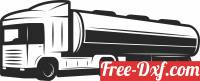 download Liquid transport vehicle truck free ready for cut