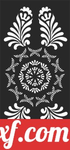 decorative panel wall separator door pattern