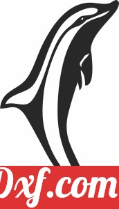 Dolphin silhouette clipart