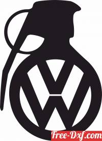 download VW VOLKSWAGEN GRENADE LOGO DECAL free ready for cut