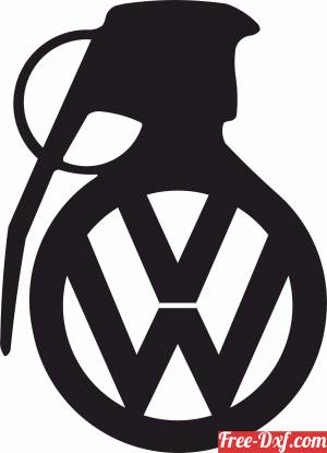 download VW VOLKSWAGEN GRENADE LOGO DECAL free ready for cut