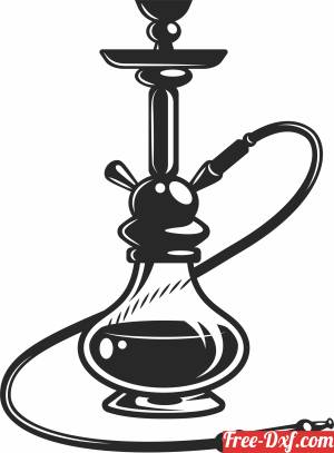 download hookah clipart free ready for cut