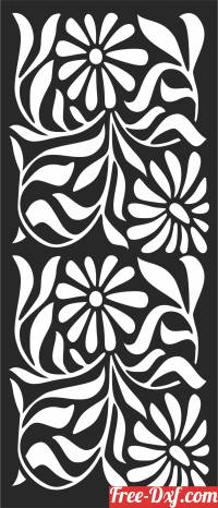 download PATTERN   Decorative   SCREEN door free ready for cut