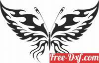 download Butterfly clipart floral free ready for cut