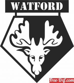 download Watford Football Club logo free ready for cut