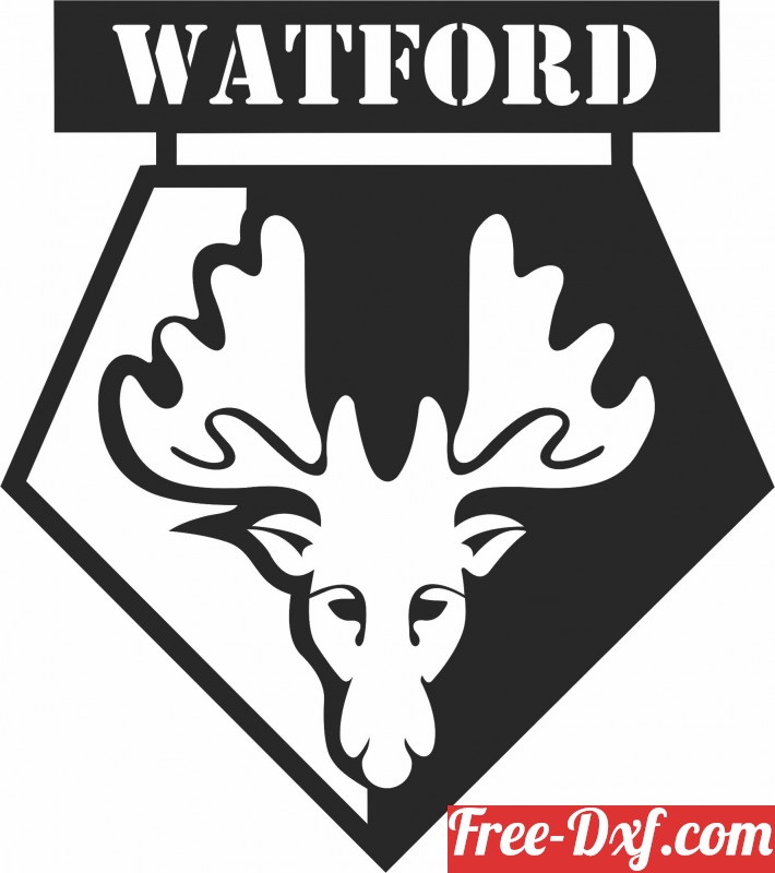 Download Watford Football Club Logo X17gb High Quality Free Dxf F