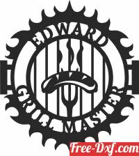 download grill bbq master monogram free ready for cut