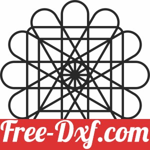 flower of life geometric seed decor