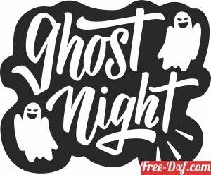 download ghost night halloween free ready for cut