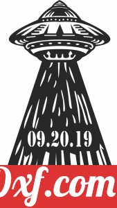 Flying Saucer storm area 51 clipart