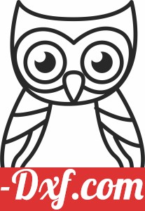 owl vector wall art