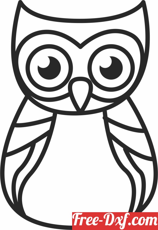 Download owl vector wall art xKRkd High quality free Dxf files, S