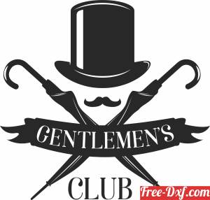 download Gentleman logo clipart free ready for cut