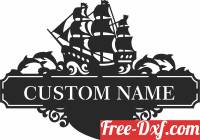 download ship address sign free ready for cut