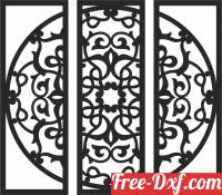 download mandala wall art panels free ready for cut