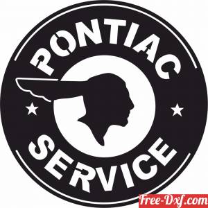download Pontiac Chief and Service Logo Collectible free ready for cut