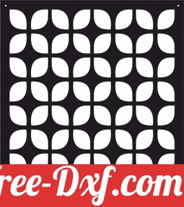 decorative panel screen pattern art