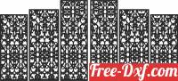 download Wall   DOOR   pattern SCREEN free ready for cut