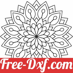 Mandala clipart wall decor