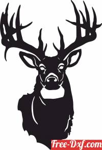 download deer art free ready for cut