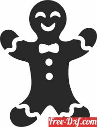 download christmas gingerbread clipart free ready for cut