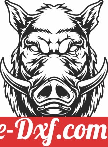 Boar head clipart