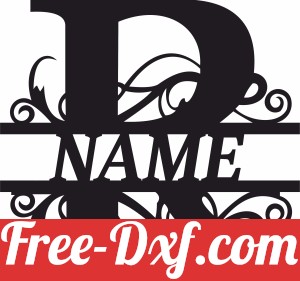 R letter name monogram