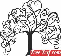 download Tree designs wall decor free ready for cut