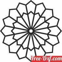 download mandala Decorative pattern free ready for cut