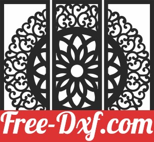 mandala wall decor panels