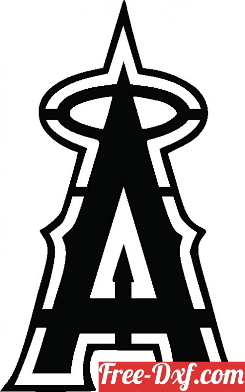 Download Los Angeles Angels Logo xtRdr High quality free Dxf file