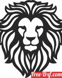 download lion face clipart free ready for cut