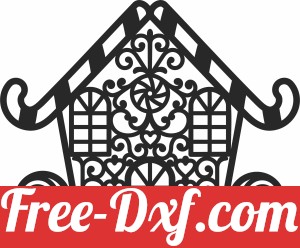 christmas house clipart