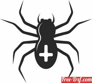 download spider halloween clipart free ready for cut