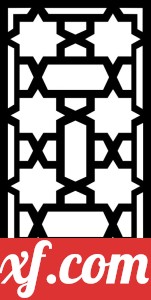 decorative panel wall separator door pattern