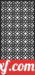 decorative panel wall separator door pattern